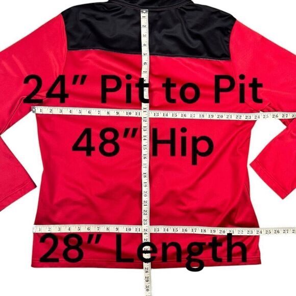 AND1 Red and Black Zip Up Jacket Sz XL - Picture 11 of 11